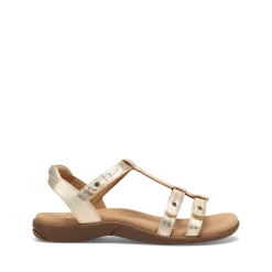 Taos Footwear Soft Support Sandals*Trophy 2 Gold