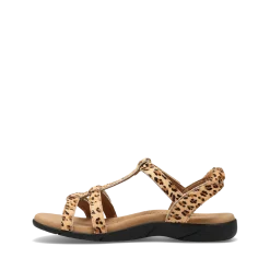 Taos Footwear Soft Support Sandals*Trophy 2 Cheetah Pony Hair