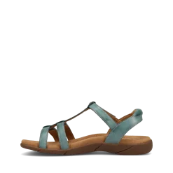 Taos Footwear Soft Support Sandals*Trophy 2 Teal