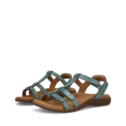 Taos Footwear Soft Support Sandals*Trophy 2 Teal