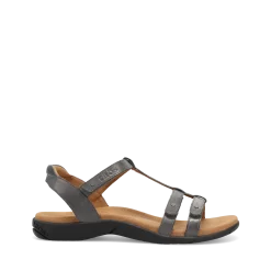 Taos Footwear Soft Support Sandals*Trophy 2 Steel