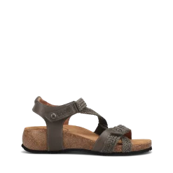 Taos Footwear Cork Support Sandals|Wedge Sandals*Trulie Dark Grey