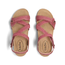 Taos Footwear Cork Support Sandals|Wedge Sandals*Trulie Pink