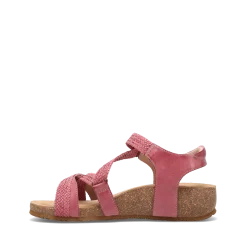 Taos Footwear Cork Support Sandals|Wedge Sandals*Trulie Pink