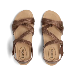 Taos Footwear Cork Support Sandals|Wedge Sandals*Trulie Bronze