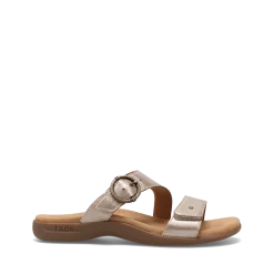 Taos Footwear Soft Support Sandals*Westside Champagne
