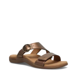 Taos Footwear Soft Support Sandals*Westside Bronze