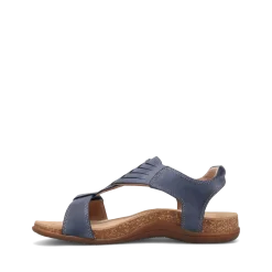 Taos Footwear Cork Support Sandals*Wonderful Dark Blue