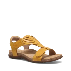 Taos Footwear Cork Support Sandals*Wonderful Yellow