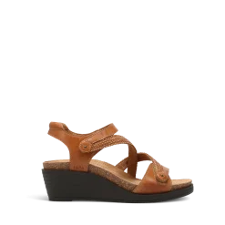 Taos Footwear Cork Support Sandals|Wedge Sandals*Zecret Caramel