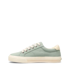 Taos Footwear Canvas|White*Z Soul Spearmint/Cream Distressed