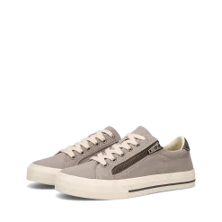 Taos Footwear Canvas|White*Z Soul Grey/Graphite Distressed