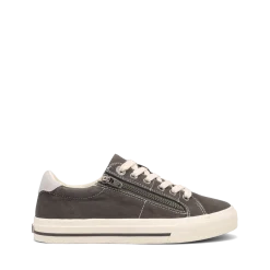 Taos Footwear Canvas|White*Z Soul Graphite/Light Grey Distressed