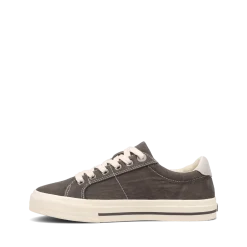Taos Footwear Canvas|White*Z Soul Graphite/Light Grey Distressed