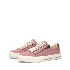Taos Footwear Canvas|White*Z Soul Dusty Rose/Wine