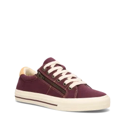 Taos Footwear Canvas|White*Z Soul Plum/Maize