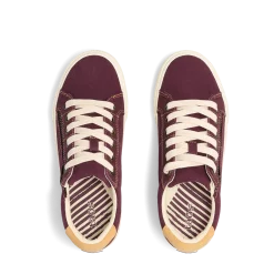 Taos Footwear Canvas|White*Z Soul Plum/Maize
