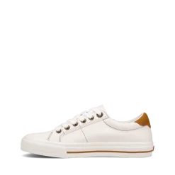 Taos Footwear Canvas|White*Z Soul White/Golden Tan