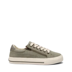 Taos Footwear Canvas|White*Z Soul Sage/Olive Distressed