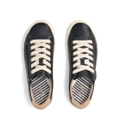 Taos Footwear White*Z Soul Lux Navy/Stone